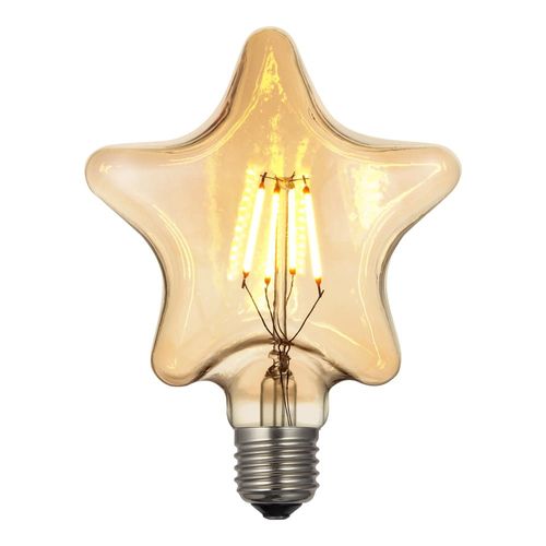 Lâmpada de LED Retrô Star 4W E27 320 Lúmens Luz Âmbar