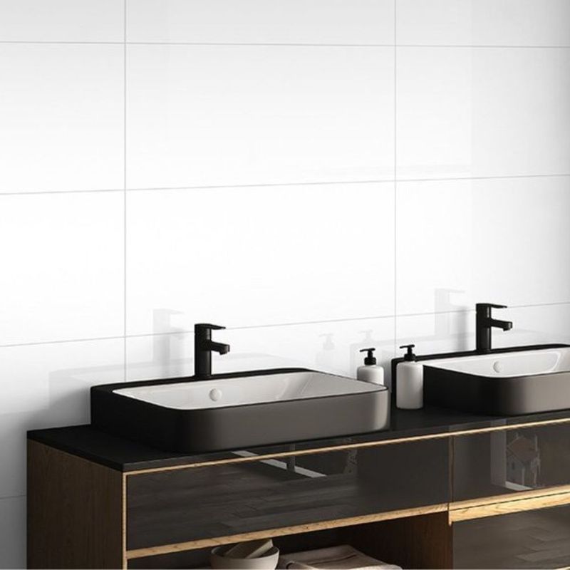 Revestimento PR40003 Retificado Polido Branco 40x75cm 3,00m2