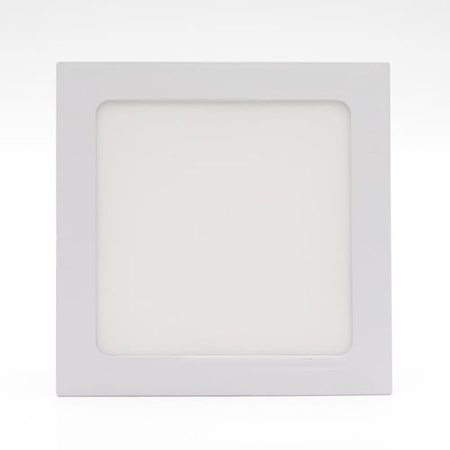 Painel de LED Embutir 12W 17x17cm 840 Lúmens Luz Amarela