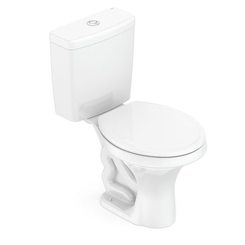 Kit Vaso Sanitário com Caixa Acoplada Zip 3/6L Branco Incepa