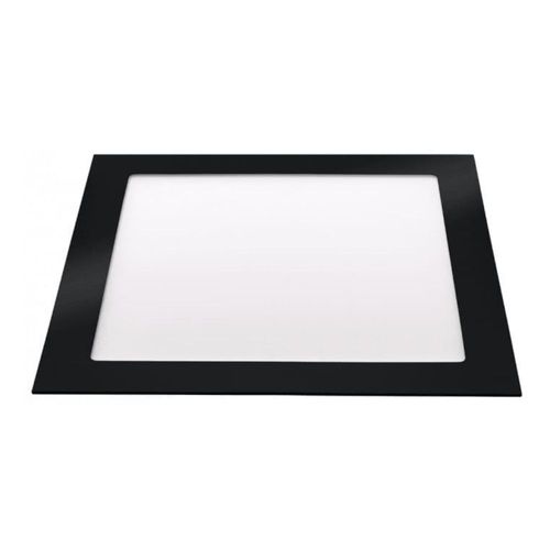 Painel de LED Embutir Preto 24W 29,5x29,5cm 2040 Lúmens Luz Branca