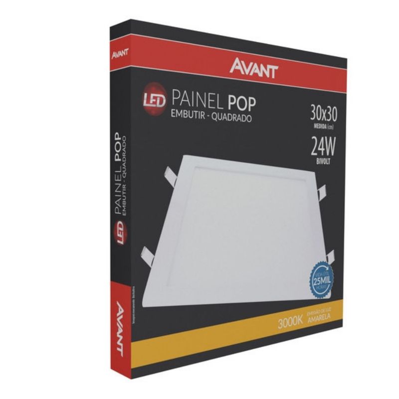 Painel-de-LED-Pop-Embutir-24W-30x30cm-1680-Lumens-Luz-Amarela