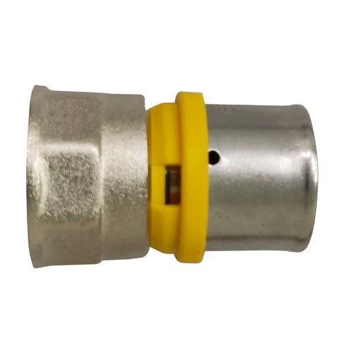 Conector Fêmea para Gás 26mmx1" Prensar Multi Emmeti