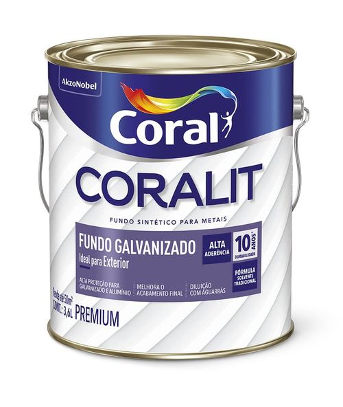 Fundo para Superfícies Galvanizadas Branco 3,6L Coral