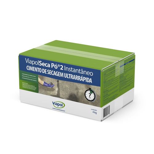 Cimento de Secagem Ultrarrápida Viapolseca Pó 2 4Kg Viapol