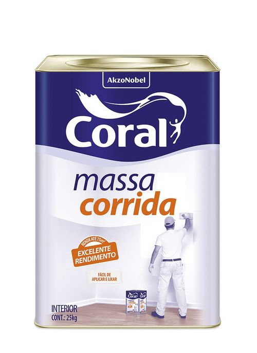 Massa Corrida Lata 25Kg Coral