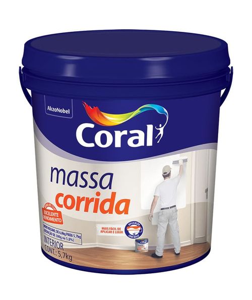 Massa Corrida 5,7Kg Coral