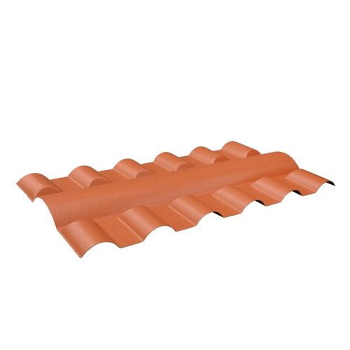 Cummeira Central Plan em Pvc Terracota 86cm Lux Telhas