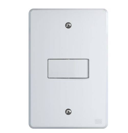 Conjunto Interruptor Simples 10A/250V 4x2 Branco Equille