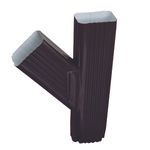 Tubo-Descida-em-Y-Aluminio-Marrom-30-cm-BellaCalha