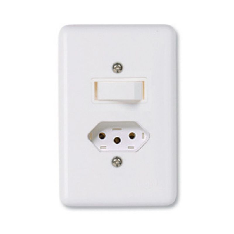 Conjunto-Interruptor-Paralelo-6A-250V-Tomada-10A-4x2-Branco-Stylus