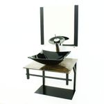 Kit-Banheiro-Vidro-Cuba-e-Bancada-GO-60AP-Amadeirado-e-Preto-44cm