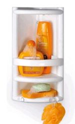 Cantoneira-para-Banheiro-Plastica-com-Porta-Shampoo-Branca-22cm