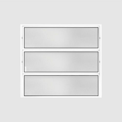 Janela Basculante Vidro Boreal Alumínio Branco 60x80cm