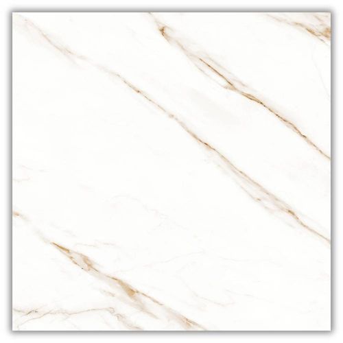 Porcelanato Raggi Oro Retificado Acetinado Branco 90x90cm 2,43m2