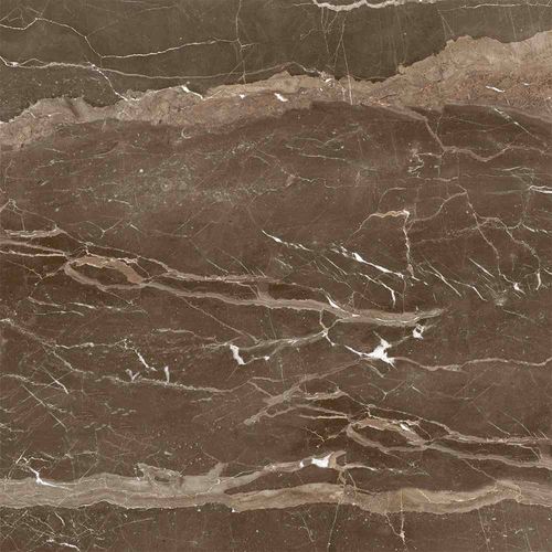 Piso Marmo Brown Retificado Polido Marrom 82x82cm 2,70m2