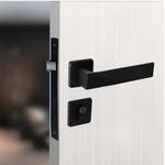 Fechadura-Externa-Roseta-Quadrada-Flat-55mm-Preto
