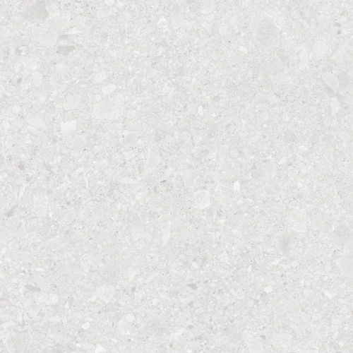 Porcelanato Terrazine Bianco Retificado Acetinado Cinza 72x72cm 2,59m2