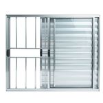 Veneziana-3-Folhas-com-Grade-Aluminio-Brilhante-100x100cm