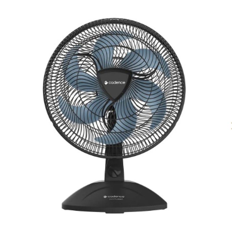 Ventilador-de-Mesa-Eros-Turbo-Preto-com-6-Pas-40cm-126W-127V