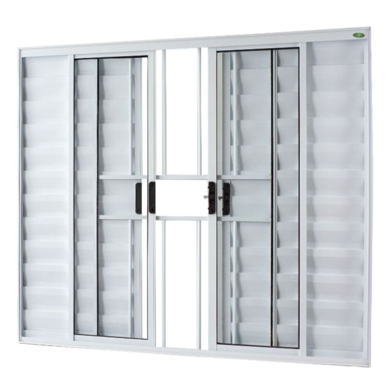 Veneziana-6-Folhas-com-Grade-Aluminio-Branco-100x200cm