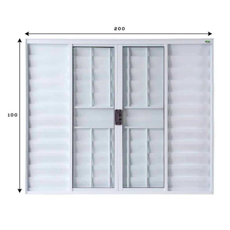 Veneziana-6-Folhas-com-Grade-Aluminio-Branco-100x200cm
