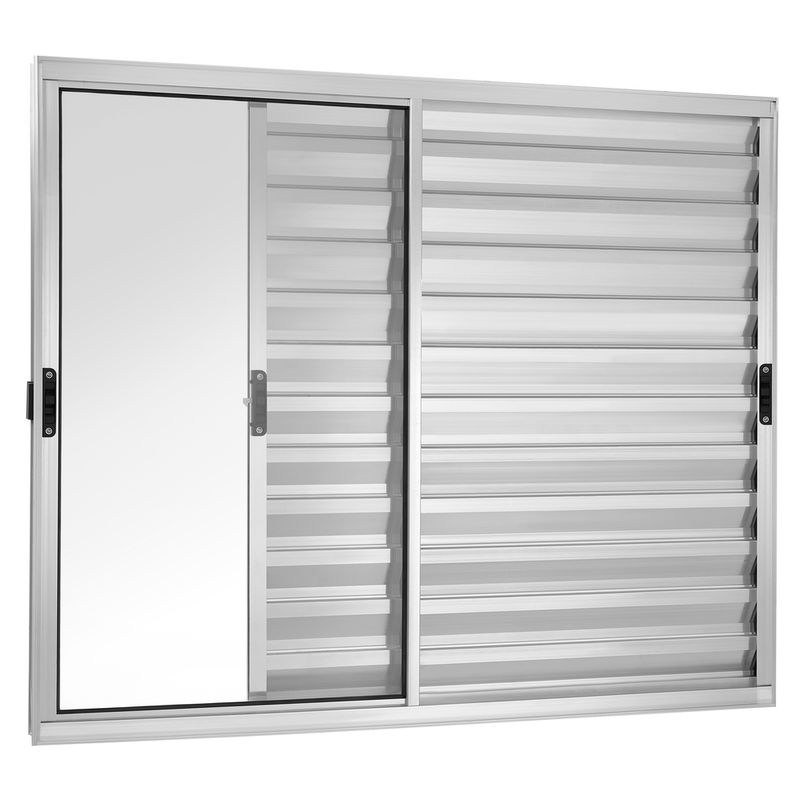 Veneziana-3-Folhas-sem-Grade-Aluminio-Brilhante-100x100cm