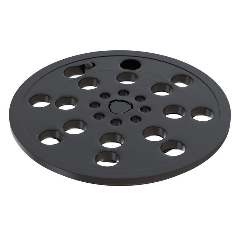 Grelha-Redonda-Abre-e-Fecha-PVC-Preta-15cm-DN150-Estrela