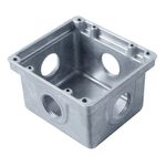 Caixinha-de-Embutir-para-Piso-4x4-Alta-3-4--em-Aluminio-Wetzel