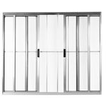 Janela-de-Correr-4-Folhas-com-Grade-Aluminio-Brilhante-100x120cm