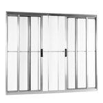 Janela-de-Correr-4-Folhas-com-Grade-Aluminio-Brilhante-120x150cm