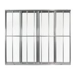 Janela-de-Correr-4-Folhas-com-Grade-Aluminio-Brilhante-120x150cm