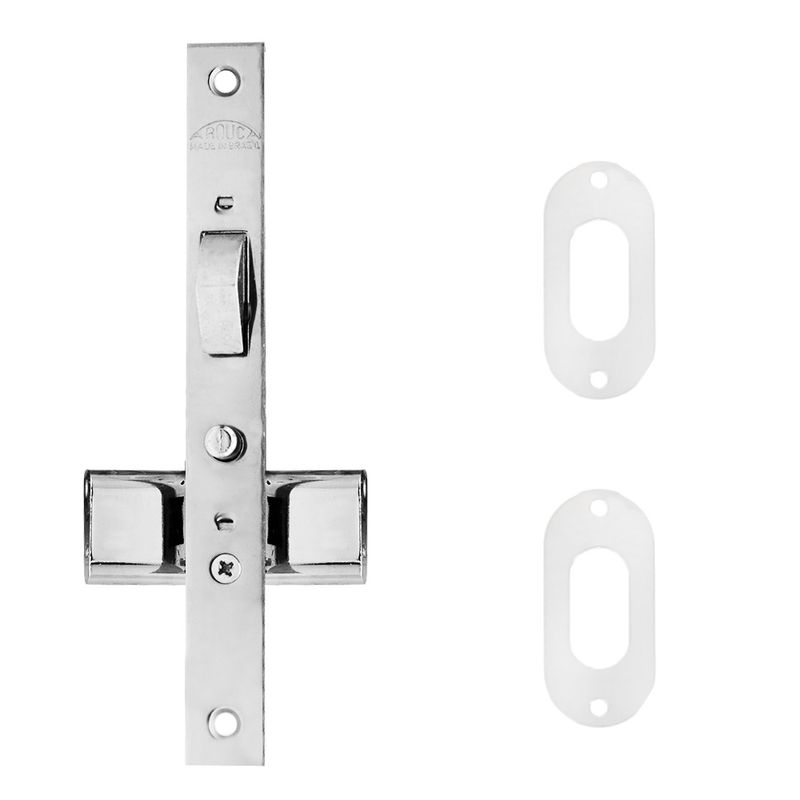 Fechadura-Externa-Bico-De-Papagaio-Porta-de-Correr-25mm-Inox-Polido