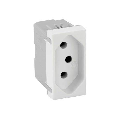 Módulo Tomada 2P+T 10A/250V Branco Simon 35