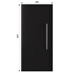 Porta-Pivotante-Aluminio-Preto-com-Puxador-Direito-210x100cm