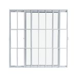 Janela-de-Correr-2-Folhas-com-Grade-Aluminio-Branco-100x100cm
