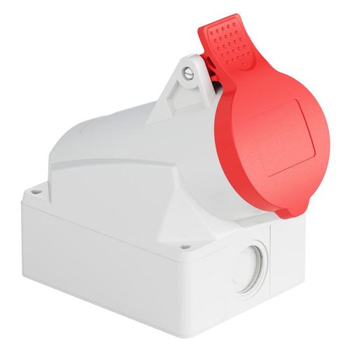 Tomada Industrial de Sobrepor 3 Pólos 16A 9H 380/440V TSW-16P3H9E53