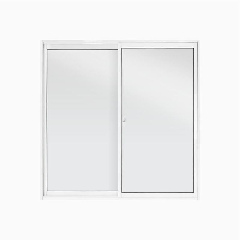 Janela-de-Correr-2-Folhas-sem-Grade-Aluminio-Branco-80x80cm