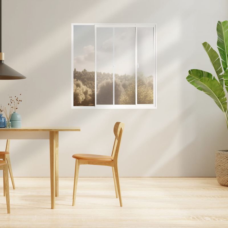 Janela-de-Correr-2-Folhas-sem-Grade-Aluminio-Branco-80x80cm