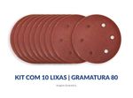Disco-de-Lixa-9--225mm-6-Furos-Grao-80-com-10-pecas-Menegotti