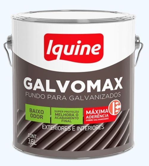 Fundo para Galvanizados Galvomax Branco 3,6L Iquine