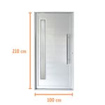 Porta-Pivotante-Aluminio-Branco-com-Puxador-e-Visor-Esquerdo-210x100cm