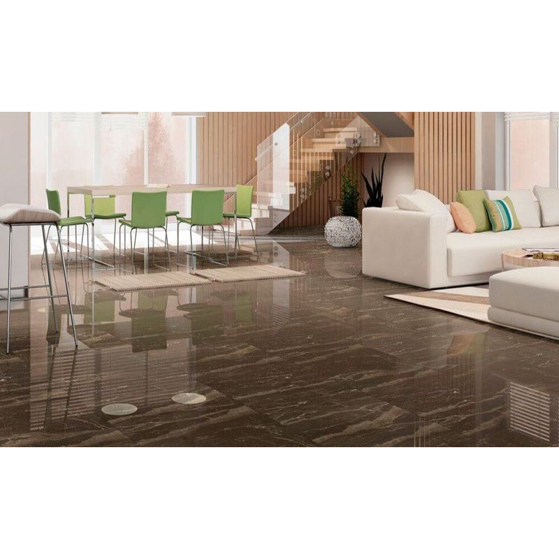 Piso-Marmo-Brown-Retificado-Polido-Marrom-82x82cm-270m2