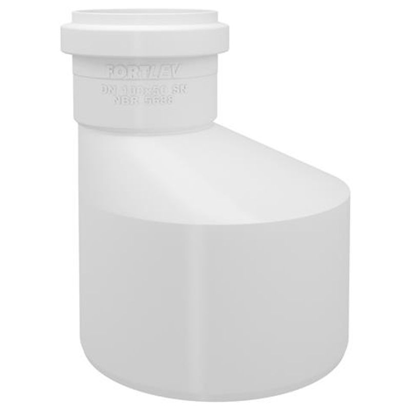 Reducao-Excentrica-Esgoto-Serie-Normal-PVC-DN-100-x-50-Fortlev