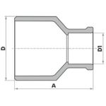 Bucha-de-Reducao-Soldavel-Longa-PVC-40mm-x-25mm-Fortlev