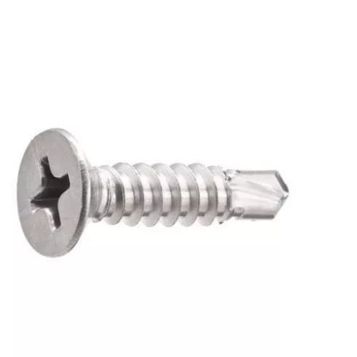 Parafuso Zincado Auto Brocante Cabeça Chata Philips 4,2x25mm 500 Peças