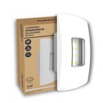 Luminaria-de-Emergencia-Balizador-Branco-LED-1W-Luz-Branca-100-lumens