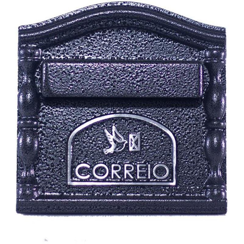 Caixa-de-Correio-Decora-19x16x19cm-Aluminio-Preto
