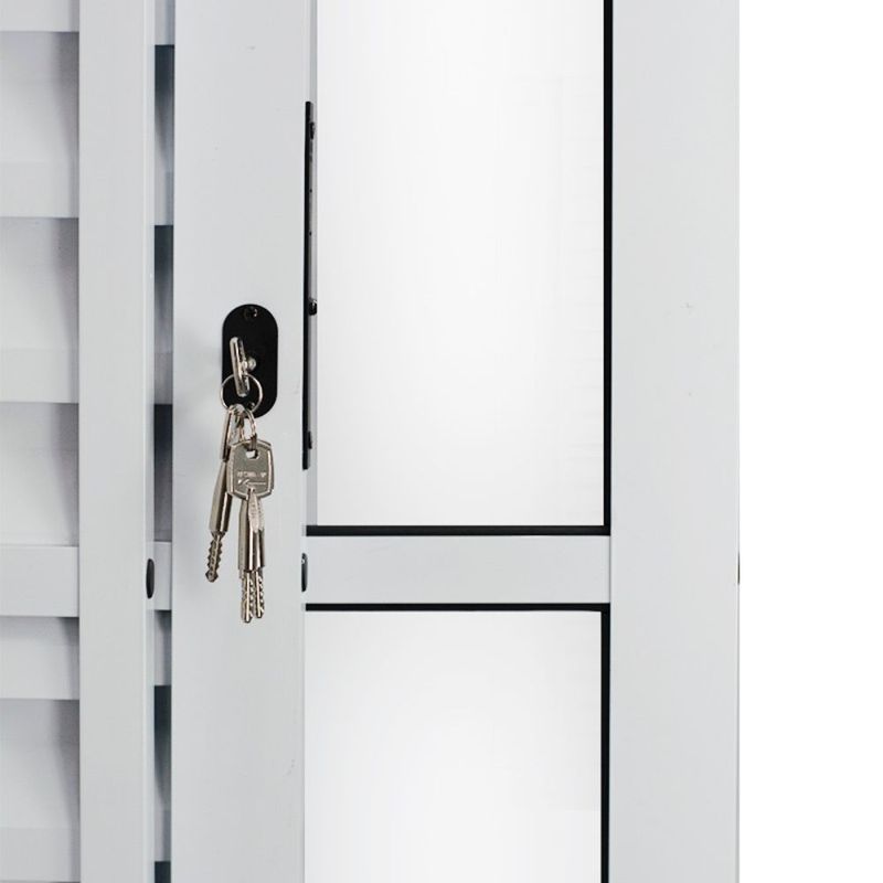 Porta-Balcao-Veneziana-6-Folhas-Vidro-Liso-Aluminio-Branco-210x150cm