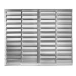 Veneziana-6-Folhas-com-Grade-Aluminio-Brilhante--100x200cm
